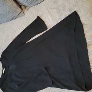 EUC HiLow Flowy black dress